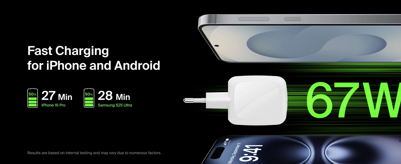 Incarcator BELKIN 67w Dual USB-C PD cu PPS, Alb [4]