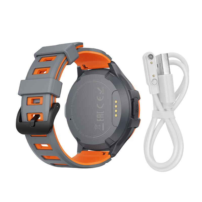 Smartwatch Pentru Copii Hoco 1,28" 4G GPS with call function Y107 orange [2]