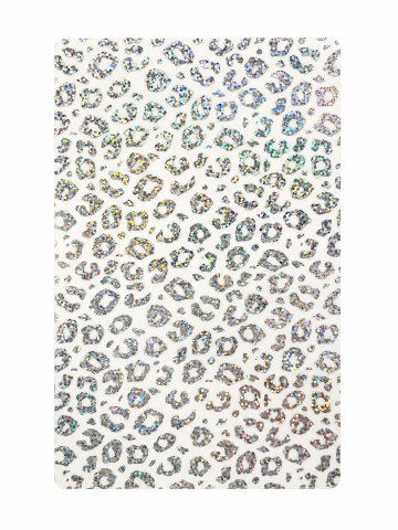 Back Skin - Back Skin Holografic Leopard Silver