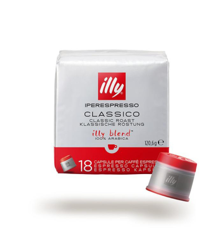 Cafea - Capsule de cafea Illy IperEspresso Classico, 18 bucăți