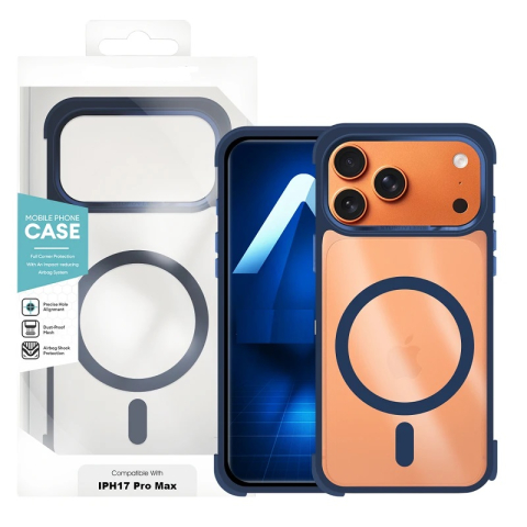Huse Iphone 15 Pro Max - Husa Outshock Premium Silicone Pentru Iphone, Navy Blue