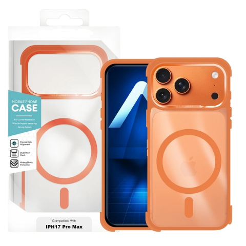 Huse Iphone 15 Pro Max - Husa Outshock Premium Silicone Pentru Iphone, Portocaliu