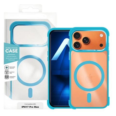 Huse Iphone 15 Pro Max - Husa Outshock Premium Silicone Pentru Iphone,  Sky Blue
