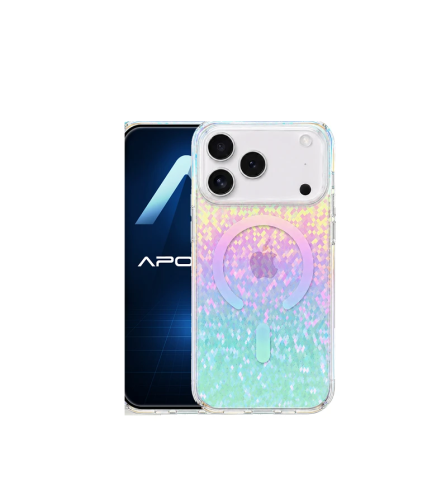 Huse Iphone 17 Pro Max - Husa pentru Iphone Magsafe Holographic Diamond Effect