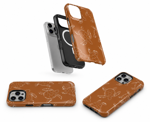 Huse TagOne - Husa TagOne Double Armor Pentru Iphone Magsafe Sea Turtle Terracotta