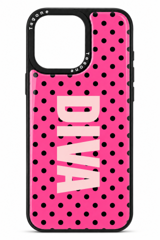 Huse TagOne OutShock 3M - Husă TagOne Outshock 3M DIVA Pink Dots