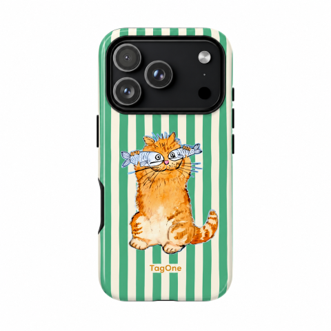 Huse TagOne - Husa Telefon TagOne Double Armor Magsafe Fishy Cat
