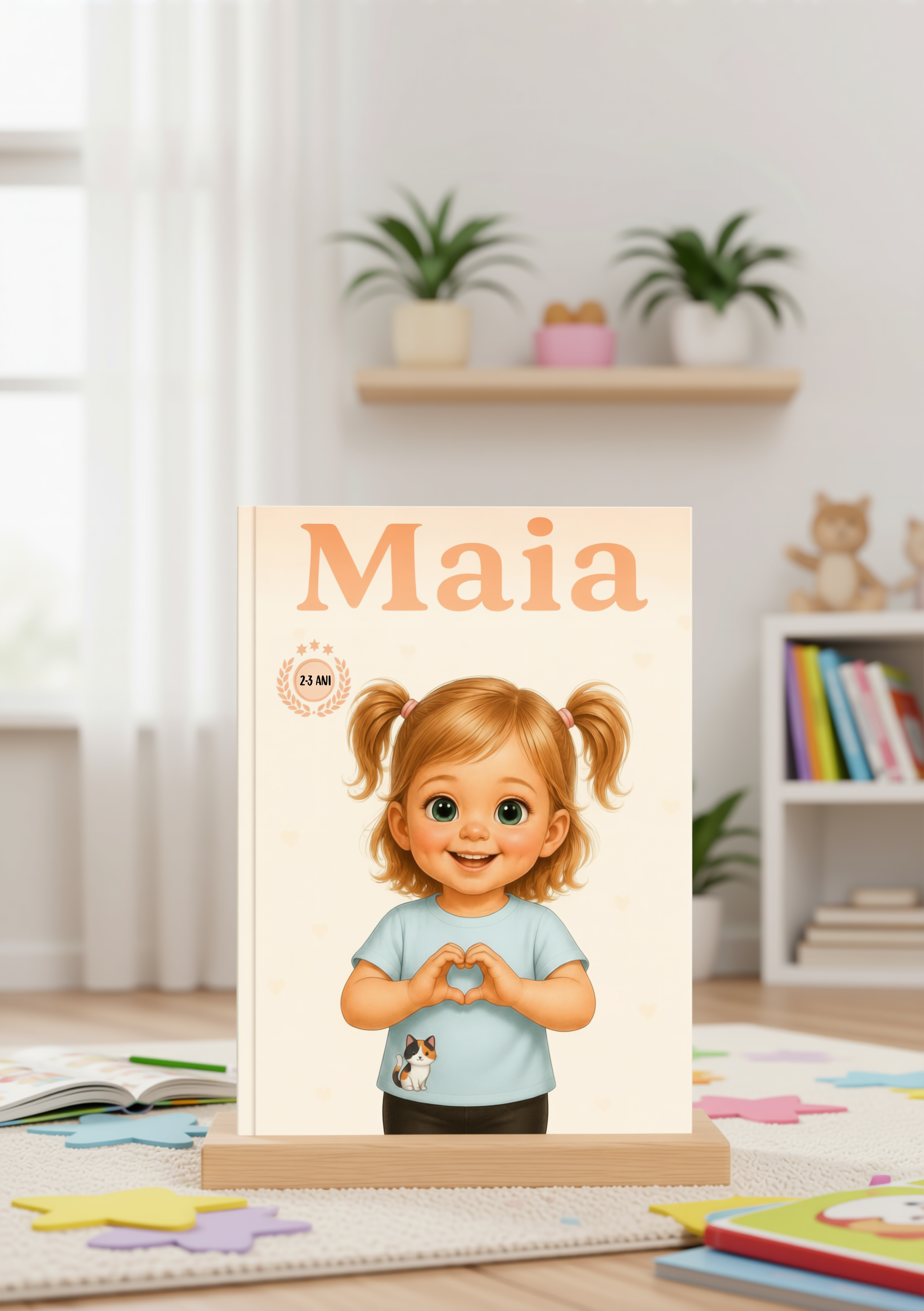 Prima carte personalizată TaleOVA, creată pentru Maia