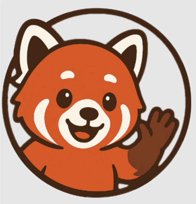 OVA, panda roșu și mascota TaleOVA