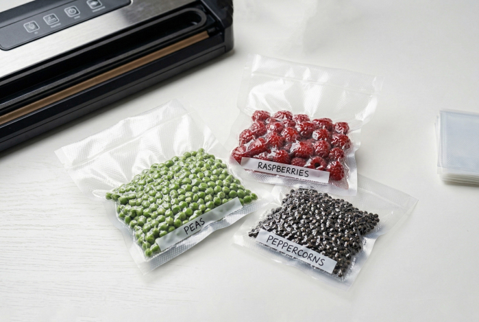 Set 2 role pungi vidat gofrate, transparente, grosime 85 microni, preparare sau depozitare Sous Vide, dimensiuni 150x3000mm [4]