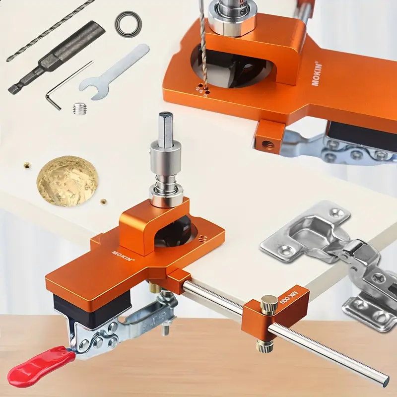 Dispozitiv cu șablon găurire găuri pt balamale Ø35mm DSGB 35 [8]