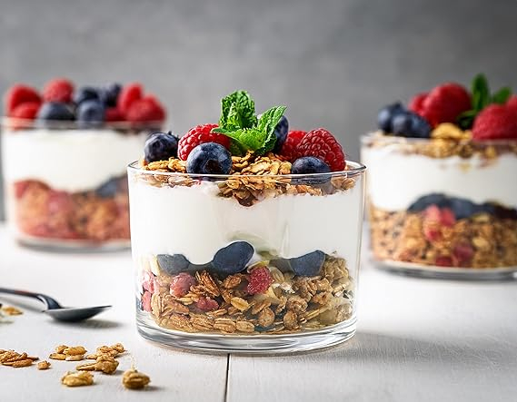 Set Pahare Desert 170 ml – Glasmark Krosno, 6 Bucăți, Sticlă Transparentă [2]