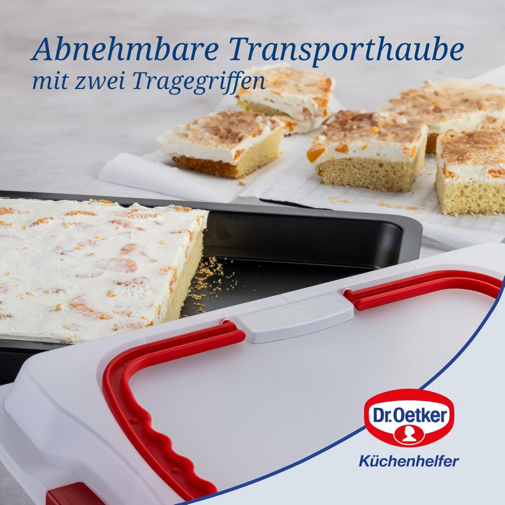 Tavă Dr. Oetker Bake & Go 42×29×4 cm cu capac – Antiaderentă [2]