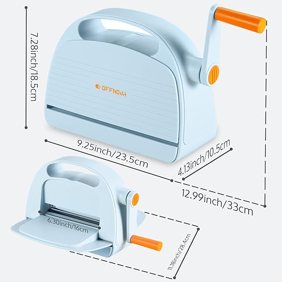 Mașină decupat & embosat A5 OFFNOVA – Compactă și ușor de folosit [3]