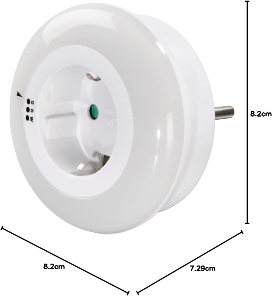 Hama Night Light cu Senzor & Priză | 3 Culori LED | Lumină de Orientare pentru Noapte [4]