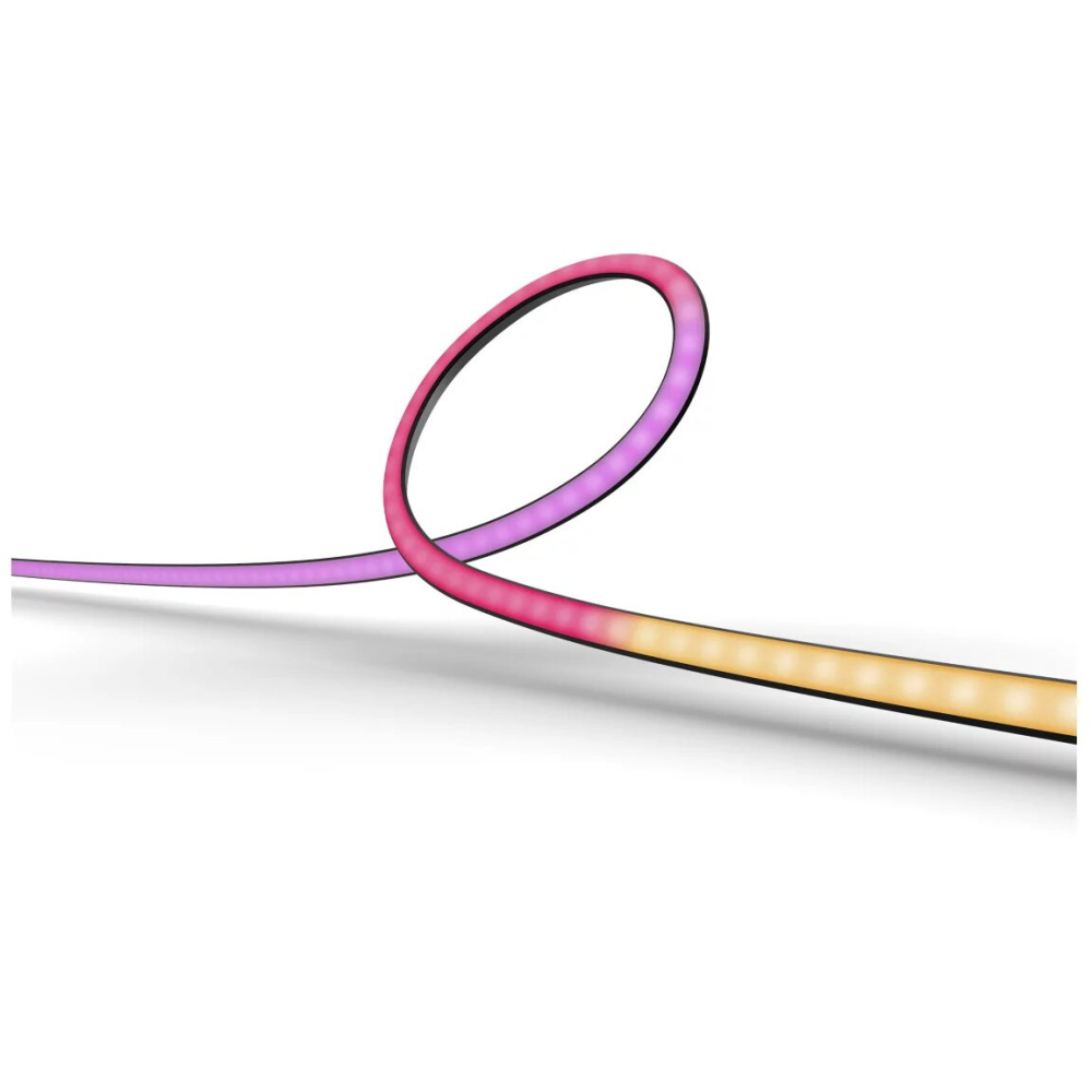 Bandă LED RGB Philips Hue Play Gradient pentru PC, monitor 24–27", Starter Kit cu Hue Bridge – Grad A, ca nou (resigilat) [2]