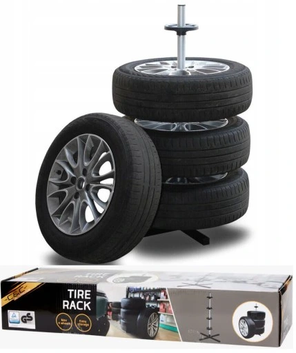 Suport metalic depozitare anvelope, capacitate 100 kg – reglabil și stabil, ideal garaj – C&C Automotive [4]