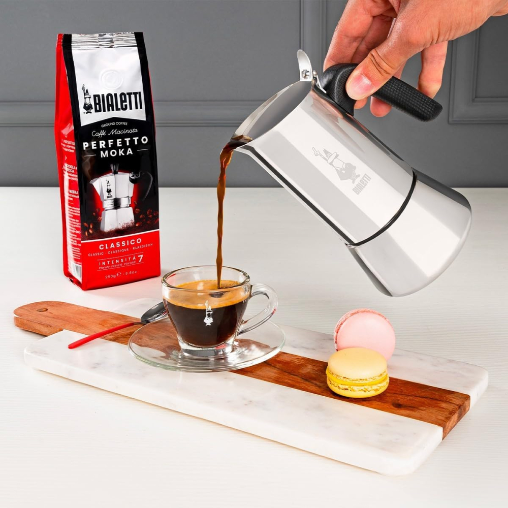 Cafetieră Espresso pentru Aragaz, Oțel Inoxidabil, 2 Căni, 85 ml – Bialetti Venus [2]