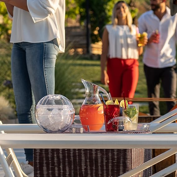 Carafă suflată din plastic premium, 1.6L, transparentă – Guzzini Happy Hour [3]