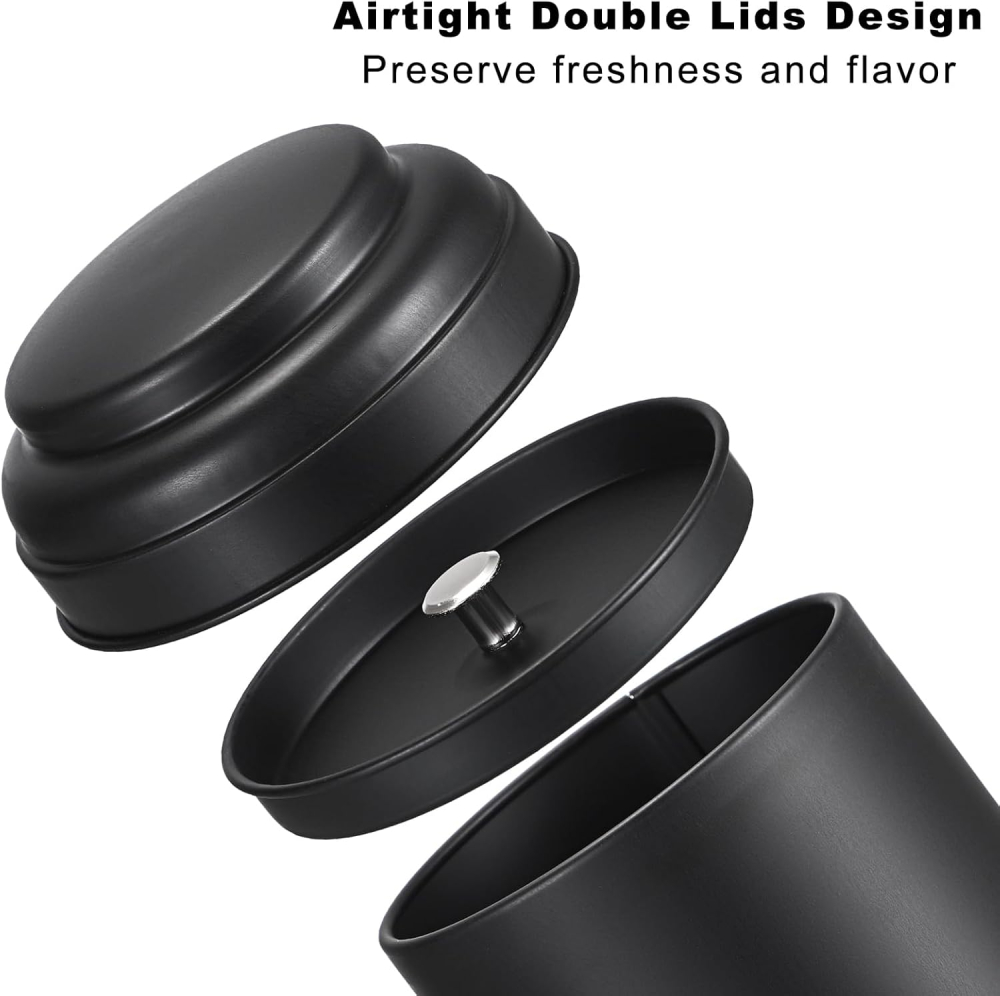 Set 6 Recipiente Metalice Etanșe 237 ml – IGNPION pentru Ceai, Cafea, Condimente [2]