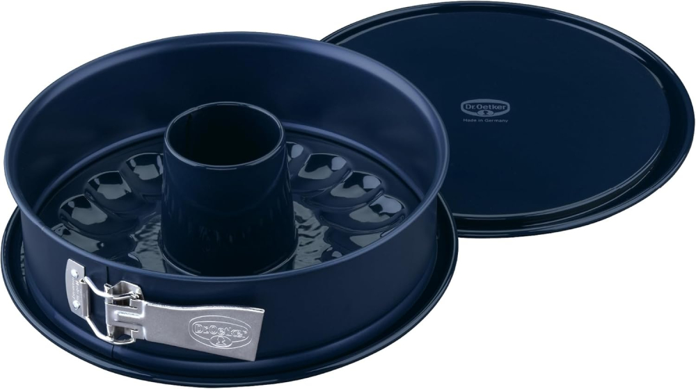 Formă rotundă cu arc Dr. Oetker Back-Liebe, cu bază emailată și blat tubular, Ø 26 cm – Negru [3]