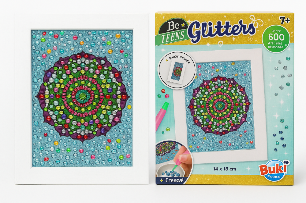 Be Teens Glitters Mandala – Kit strasuri 600+ piese Buki France [2]