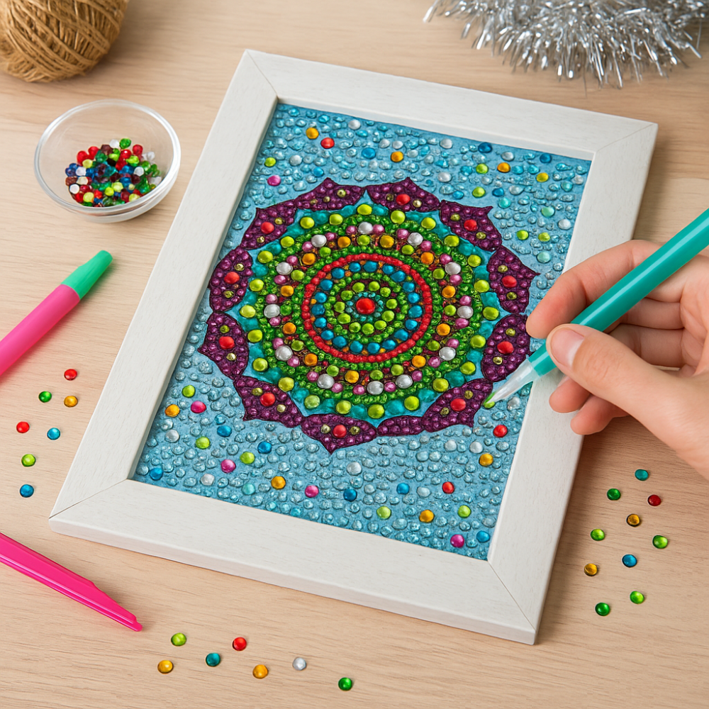 Be Teens Glitters Mandala – Kit strasuri 600+ piese Buki France [3]