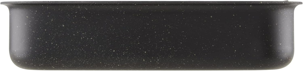 Tavă lasagna 35×25 cm antiaderentă, efect piatră – aluminiu gros, rezistentă și profesională – Moneta Etnea [2]