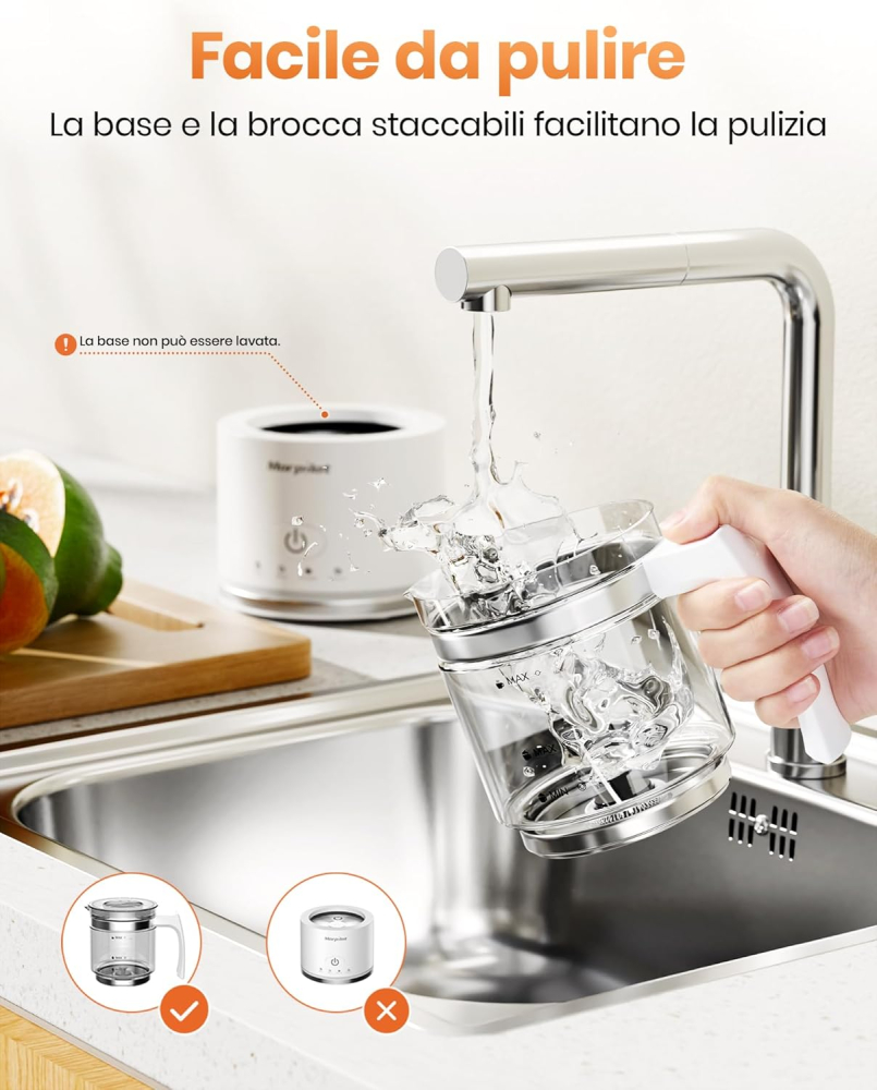 Spumator de Lapte Electric Morpilot| Spumă Fină și Rapidă pentru Cappuccino, Latte, Ciocolată Caldă [3]