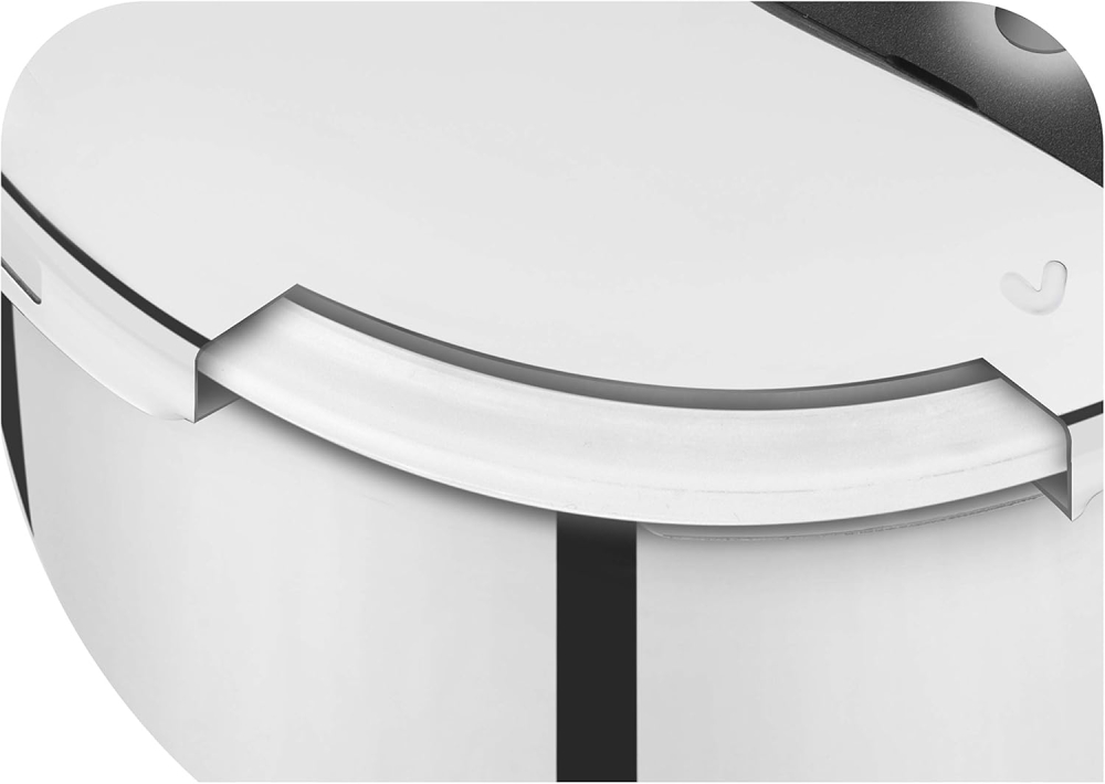 Oală sub presiune 6 L, Tefal Secure 5 Neo P2530737 – 2 niveluri de gătire, oțel inoxidabil premium [5]