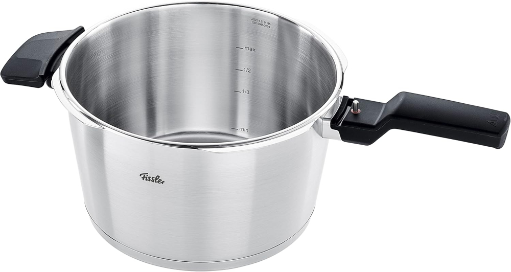 Oală sub presiune Fissler Vitaquick Premium 6 L, inox, 2 trepte gătire [4]