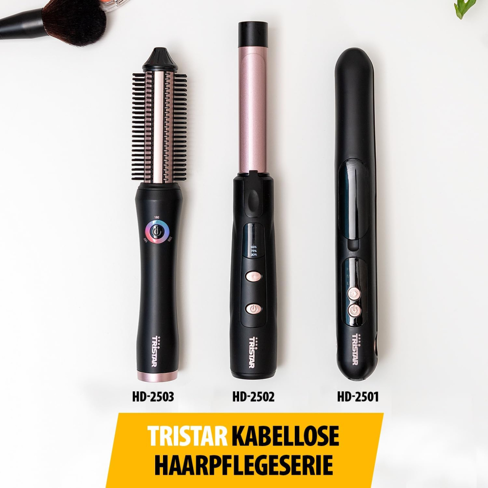 Perie de Styling Fără Fir Tristar HD-2503 – Ceramică, 3 Temperatură, Autonomie 30 min [4]