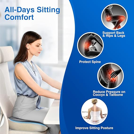 Perna tip gogoșar Vivisuyou – Anti-durere coccis & hemoroizi, 40x40 cm [2]