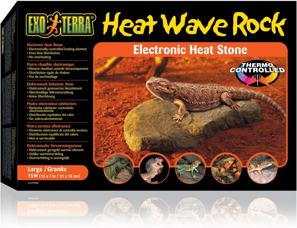 Exo Terra Heating Rock Large – Piatră Încălzitoare pentru Reptile, Consum Redus & Siguranță [3]