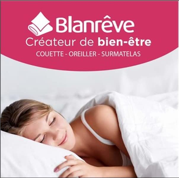 Pilotă Anti-Acarieni 140×200 cm – Blanrêve Sérénité 300 g/m², Fabricată în Franța [2]