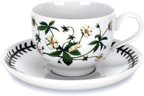 Set 6 Cești Tradiționale Portmeirion Botanic Garden, 0,2 L – Diverse Motive Florale, Fabricate în Anglia [5]