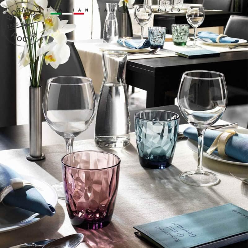 Set Pahare Long Drink 470 ml Diamond Ocean Blue – Bormioli Rocco, 6 buc. [3]