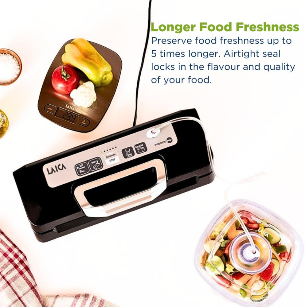 Set recipiente vidat pentru alimente 1 L și 2 L – compatibile Laica, BPA-Free [4]