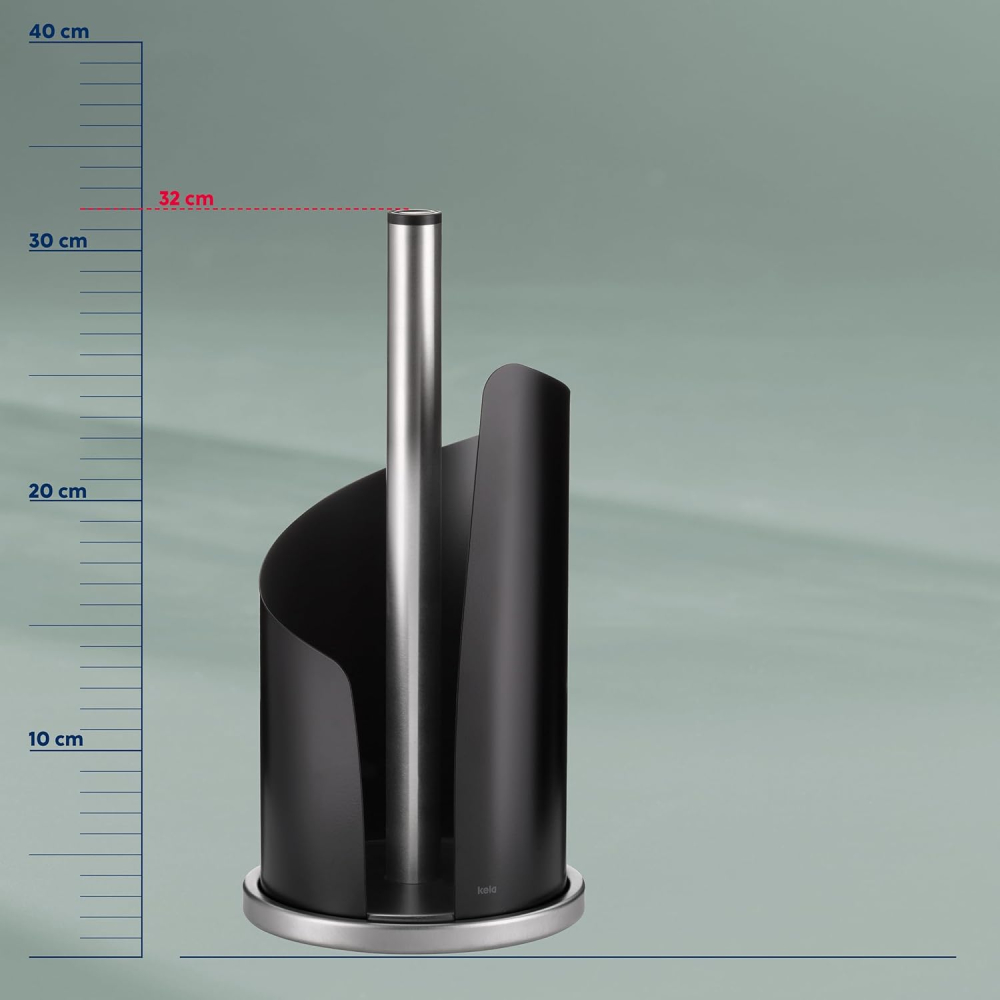 Kela Stella – Suport Prosop Bucătărie, Metal/Inox, 33 cm, Ø15 cm [3]