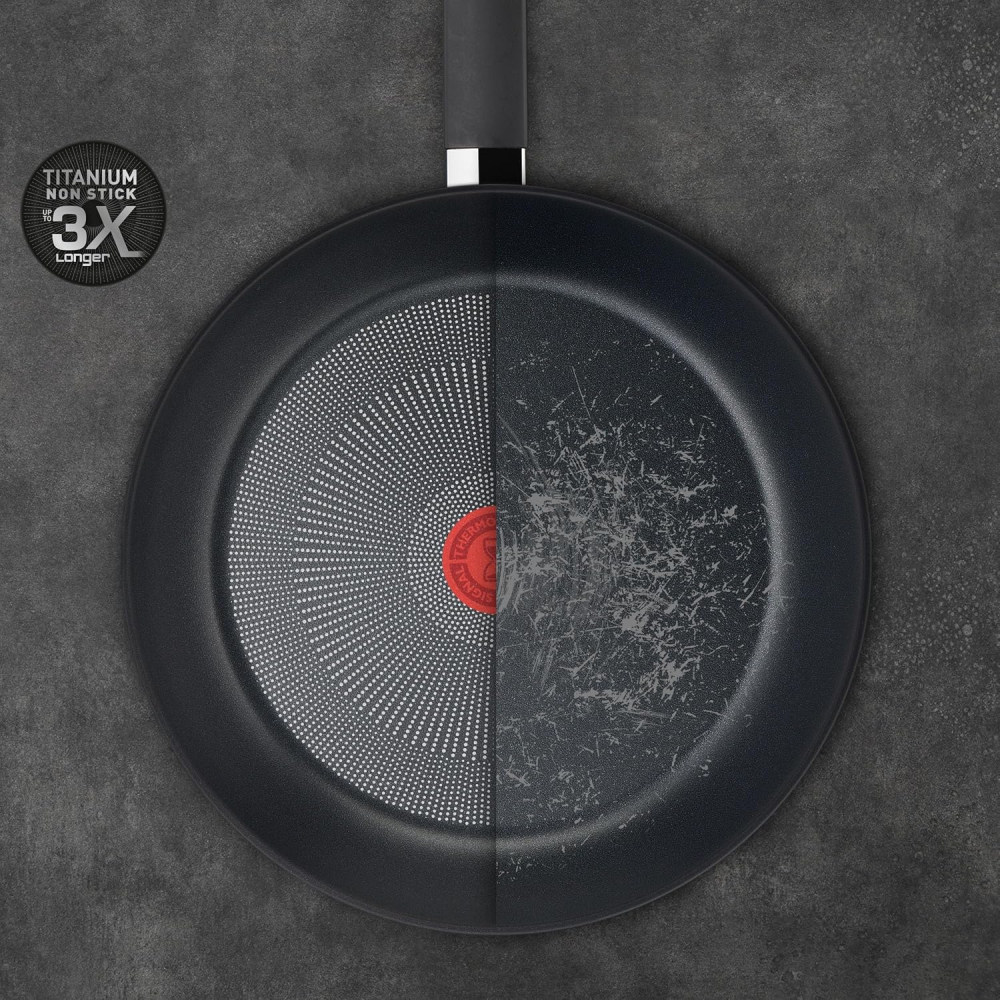 Tigaie Antiaderentă 20 cm Titanium Force cu Thermo-Signal – Tefal [4]