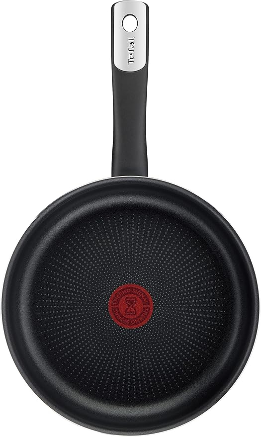 Tefal Hard Titanium Essential 28 cm – Tigaie Antiaderentă Titanium 2x, Thermo-Signal, Made in France [2]