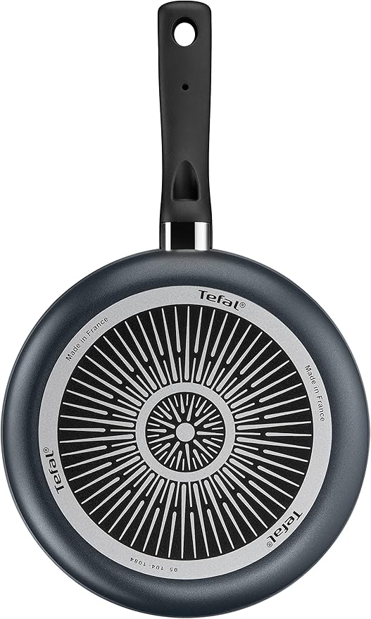 Tefal Hard Titanium Essential 28 cm – Tigaie Antiaderentă Titanium 2x, Thermo-Signal, Made in France [3]