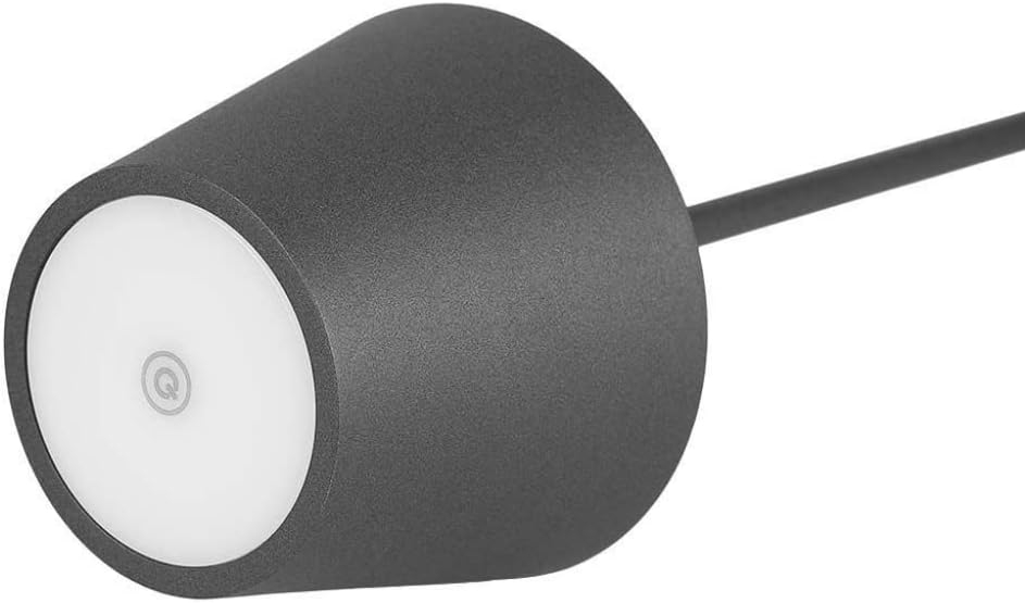 Lampă LED Wireless Dimmable V-TAC – Reîncărcabilă, Touch Control, IP54, 4400 mAh, 3000K, Gri [2]