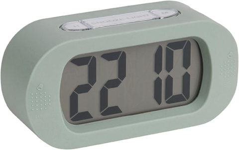 Karlsson Ceas Deșteptător Digital din Silicon – Verde, 7×14×5 cm [2]