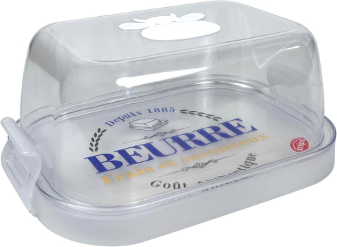 Cutie Unt Snips Farm 043420, 0,5 L – Recipient Transparent din Plastic Fără BPA, cu Capac cu Clips, Fabricat în Italia [2]