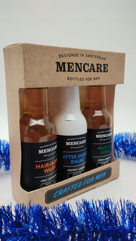 Set cadou pentru bărbați – Mencare Bottled, 3 produse pentru îngrijirea părului, feței și corpului [2]