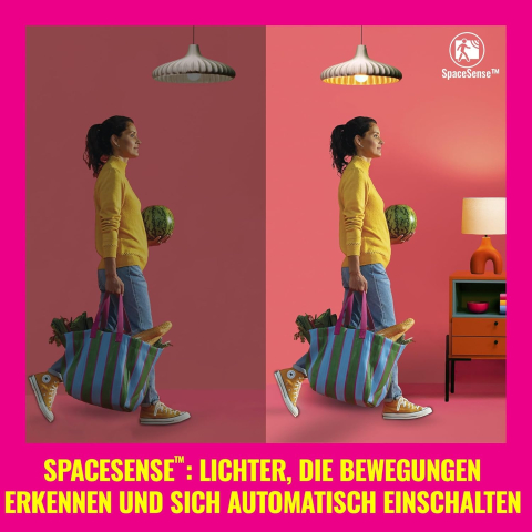 WiZ GU10 Smart LED – Set 4, 16M Culori, Alb Reglabil, WiFi, Compatibil Alexa & Google [2]