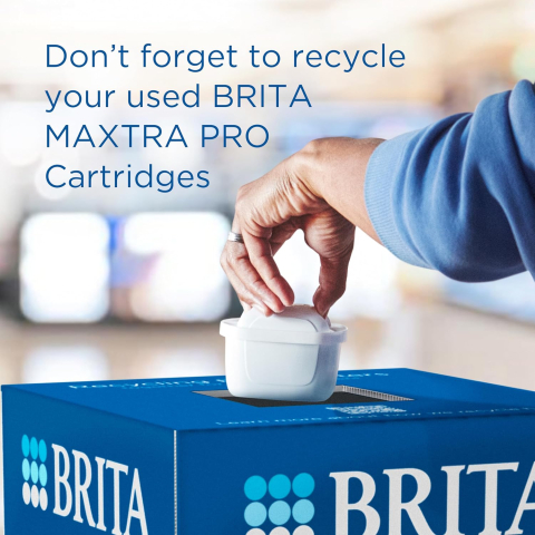 BRITA Carafă Sticlă 2.5 L Blue + Maxtra PRO – Reduce PFAS*, Clor, Calcar, Metale [6]