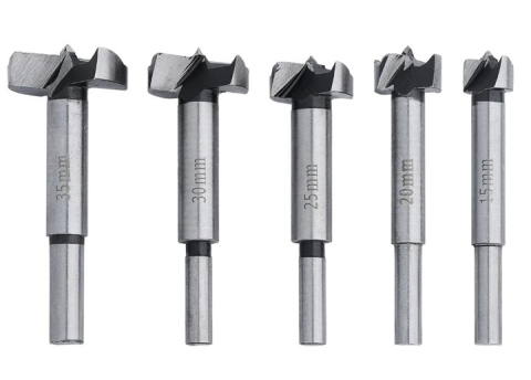 Set carote lemn Ø15–35 mm PARKSIDE – burghie pentru găuri mari în lemn [1]