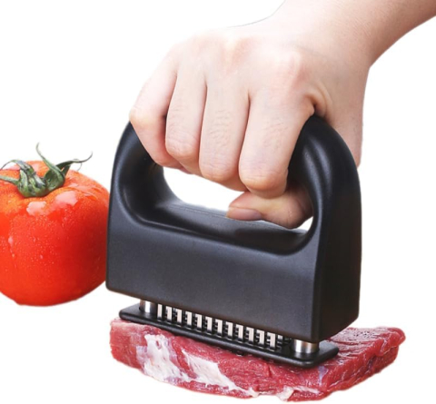 Ofertă Săptămânală - Bătător Carne 48 Lame Inox – Demontabil & Lavabil | Tenderizer Profesional